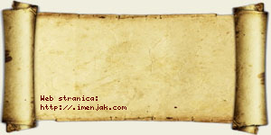 Minja Velebit vizit kartica